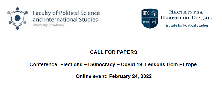 Elections – Democracy – Covid-19. Lessons from Europe.