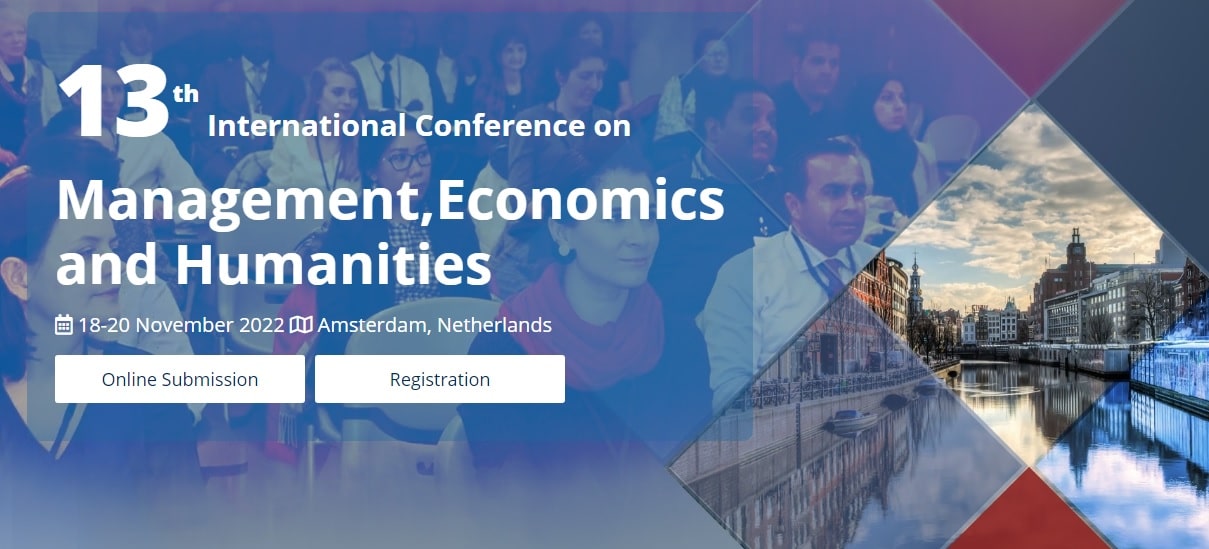 The 13th International Conference on Management, Economics and Humanities.