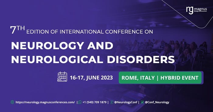 7th Edition of International Conference on Neurology and Neurological Disorders