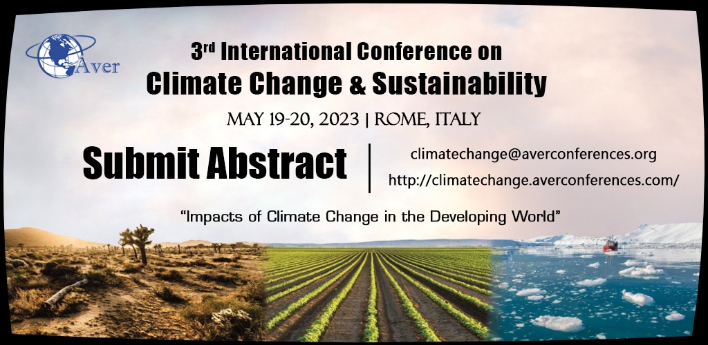3rd International Conference on Climate Change & Sustainability