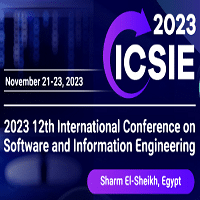 12th International Conference on Software and Information Engineering (ICSIE 2023)