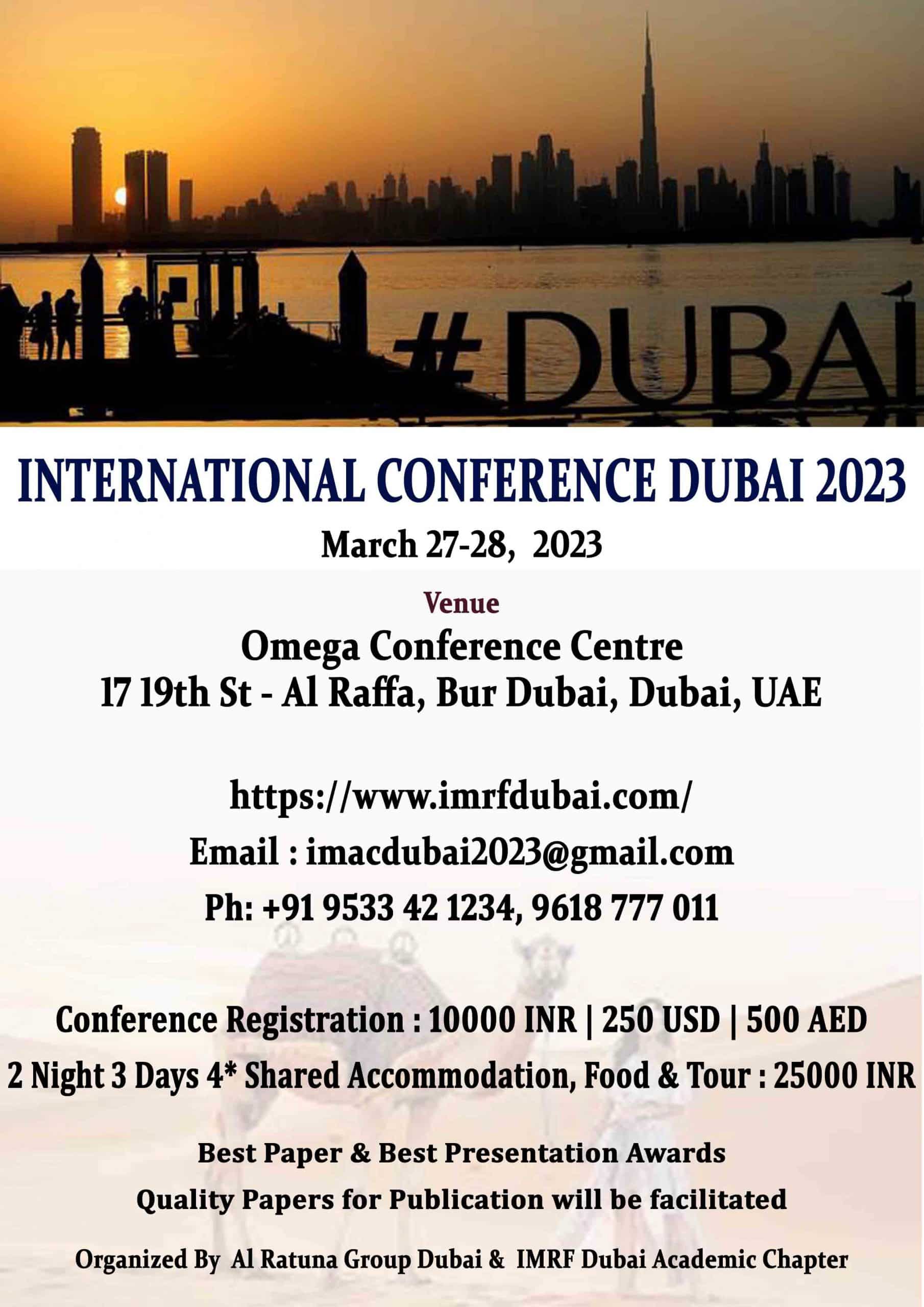 International Conference on Management, Economics & Social Sciences Dubai 2023