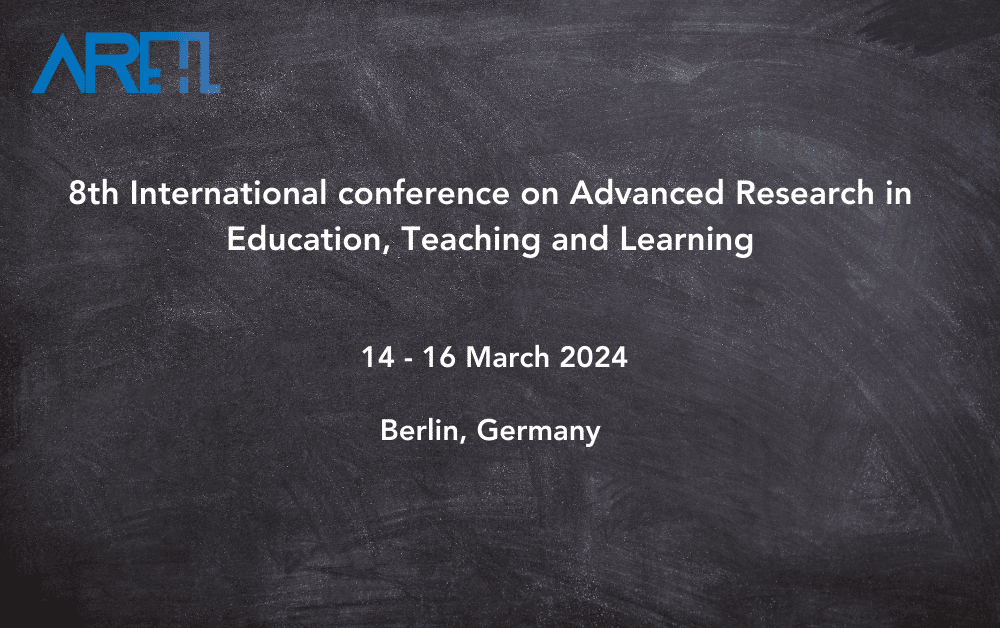 8th International conference on Advanced Research in Education, Teaching and Learning