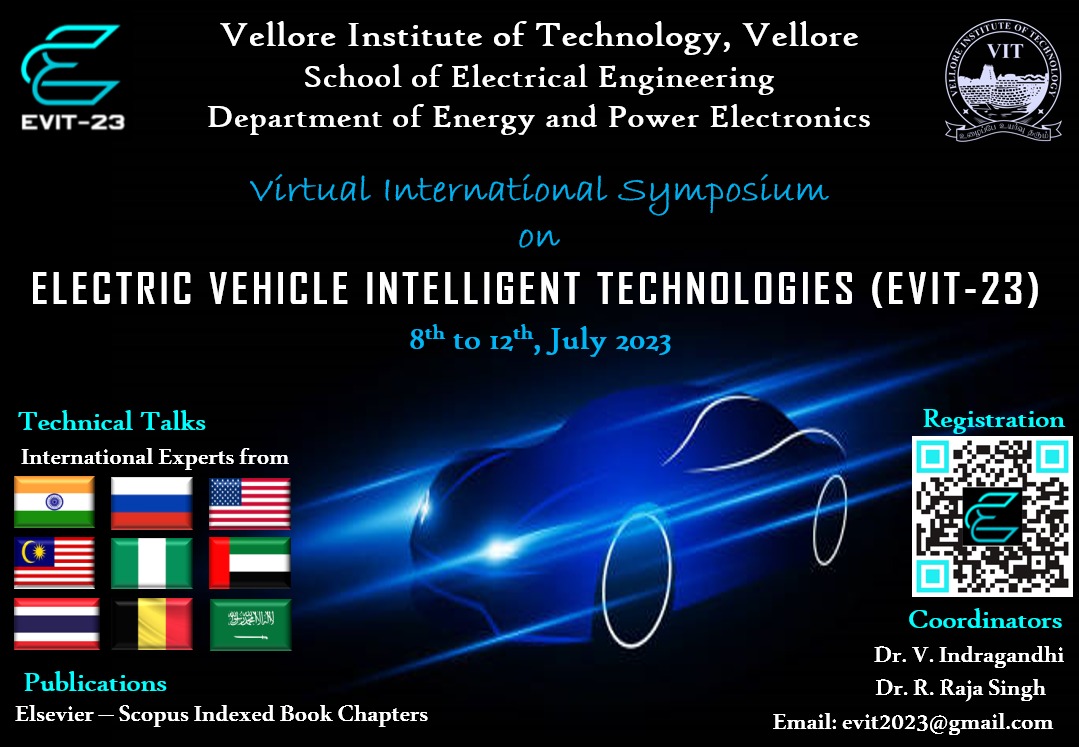 International Higher – End Workshop on Electric Vehicle Intelligent Technologies (EVIT – 23)