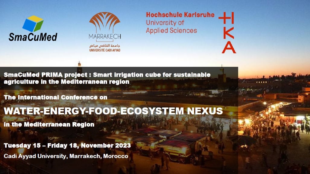 SMACUMED International Conference on Water-Energy-Food-Ecosystem Nexus in the Mediterranean Region (WEFE 2023)