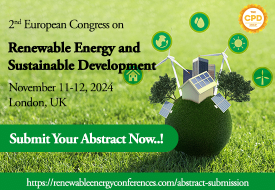 2nd European Congress on Renewable Energy and Sustainable Development