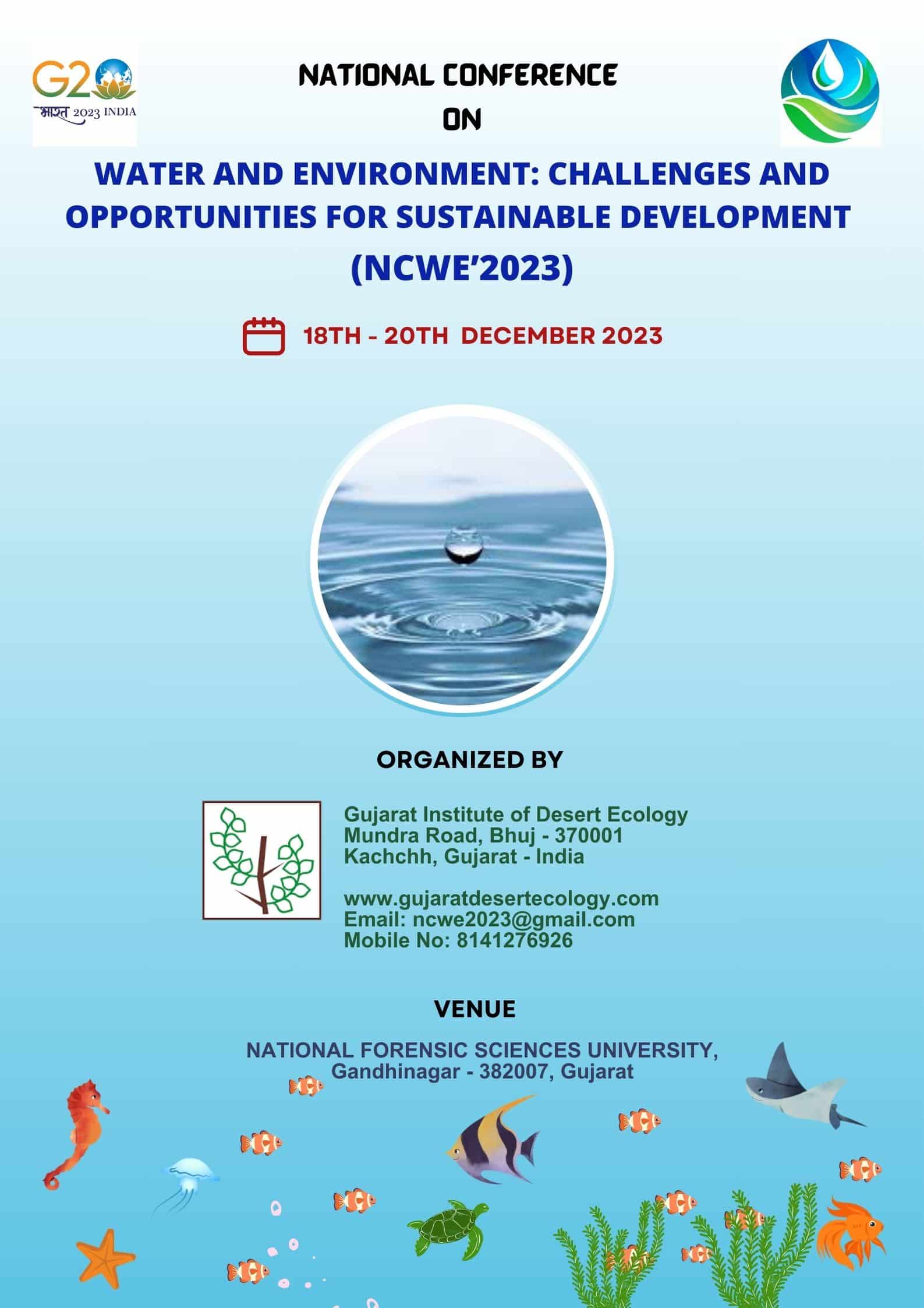 Water and Environment: Challenges and Opportunities for Sustainable Development