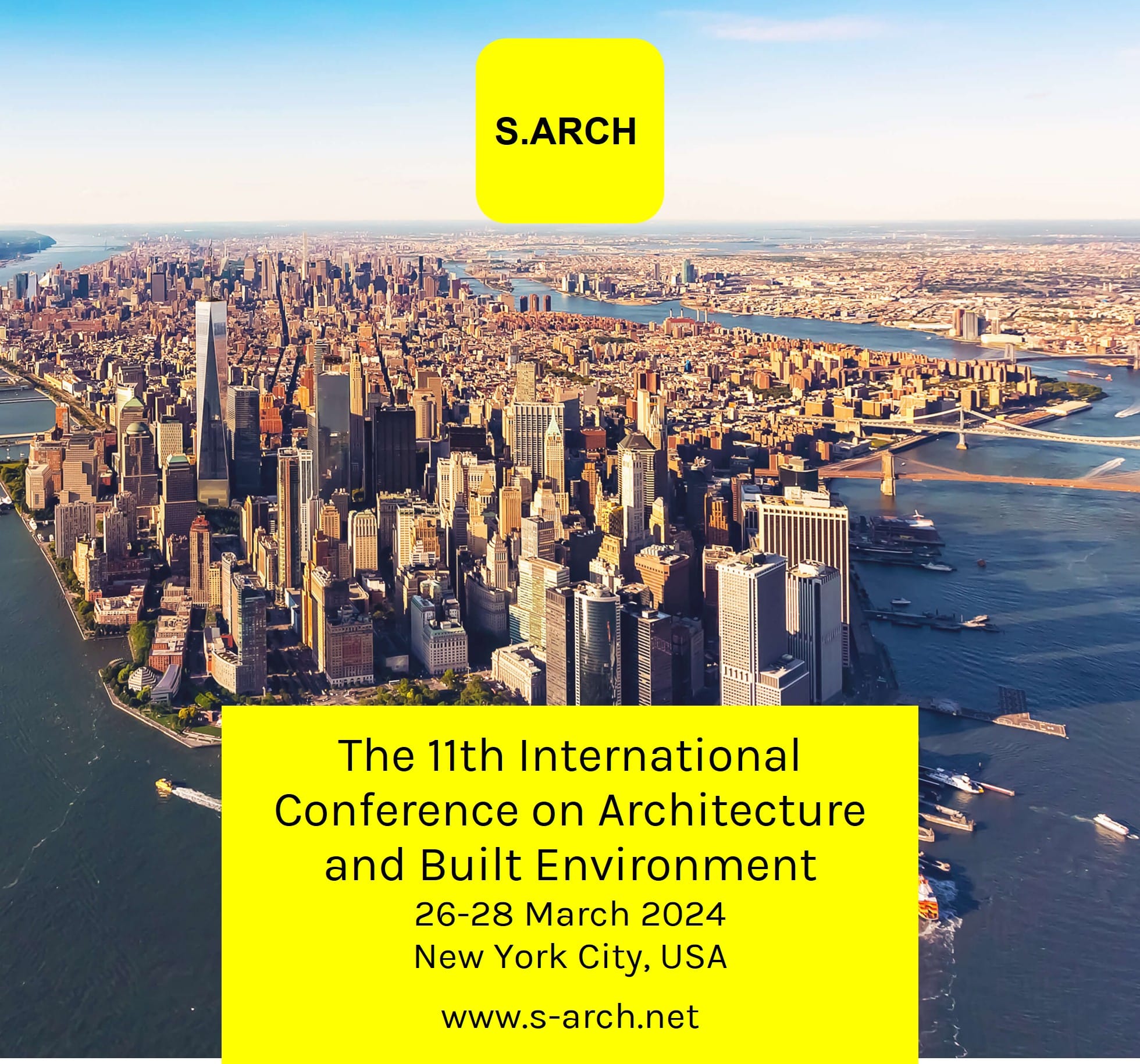 The 11th International Conference on Architecture and Built Environment with Architecture AWARDs  S.ARCH-2024