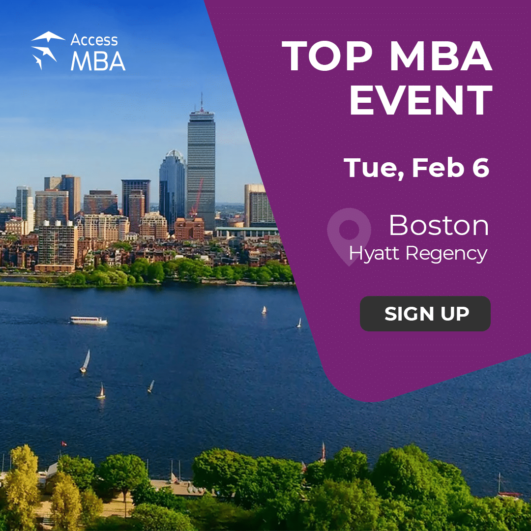 Access MBA in-person event on Tuesday, February 6 in Boston