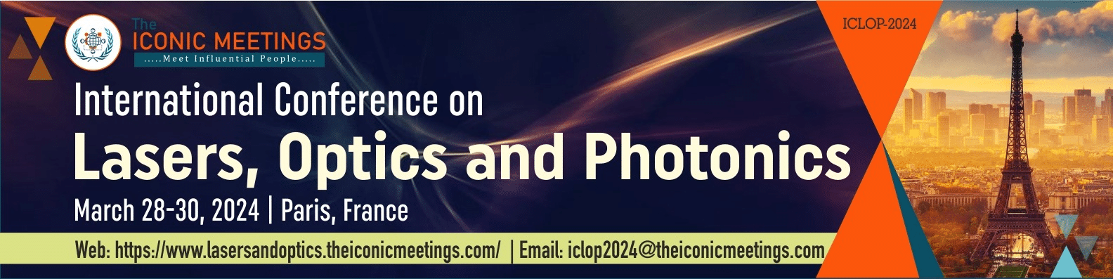 International Conference on Lasers, Optics and Photonics