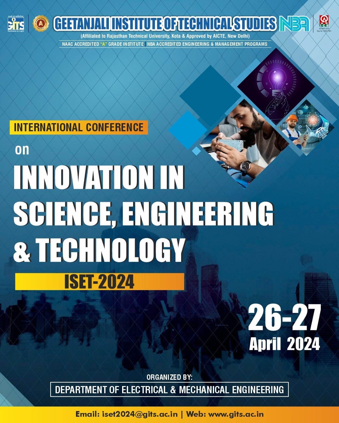 International Conference on Innovation in Science, Engineering & Technology (ISET-2024)