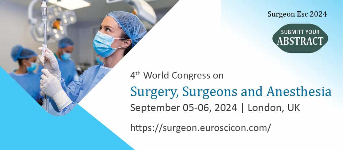 4th World Congress on Surgery, Surgeons & Anesthesia
