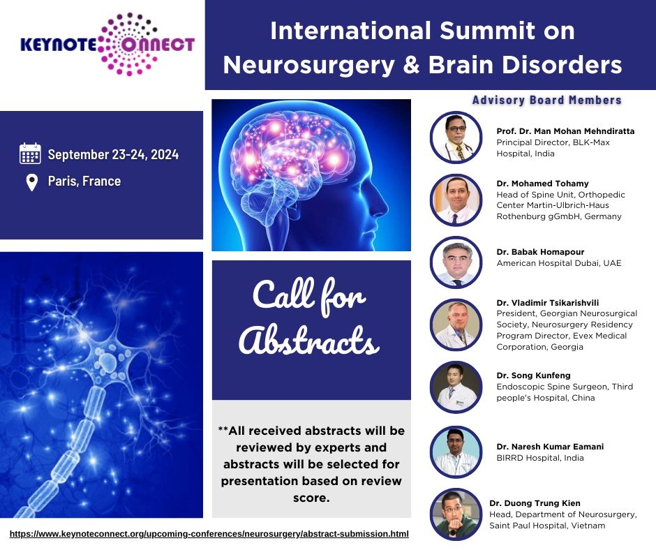 International Summit On Neurosurgery & Brain Disorders