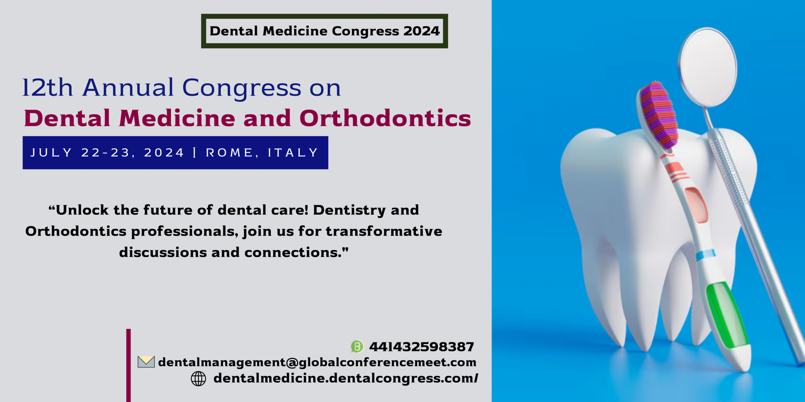 12th Annual Congress on  Dental Medicine and Orthodontics