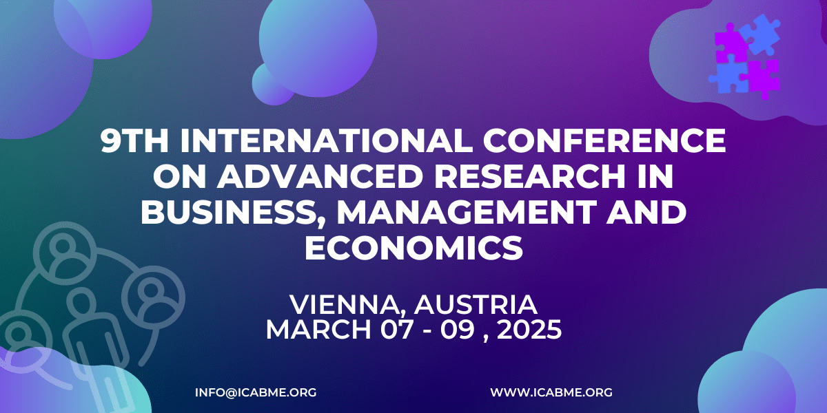 9th International Conference on Advanced Research in Business, Management and Economics