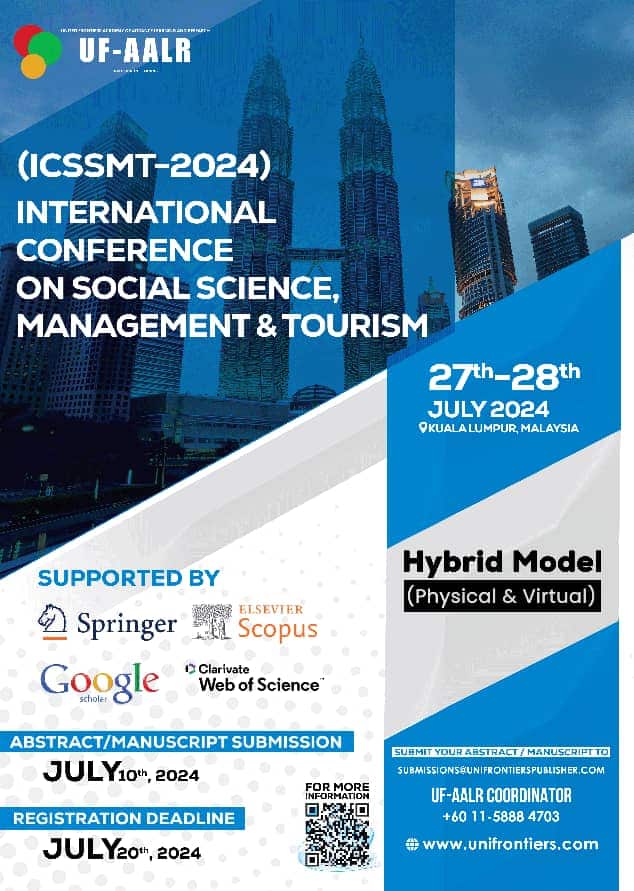 International Conference on Social Science, Management and Tourism (ICSSMT-2024)