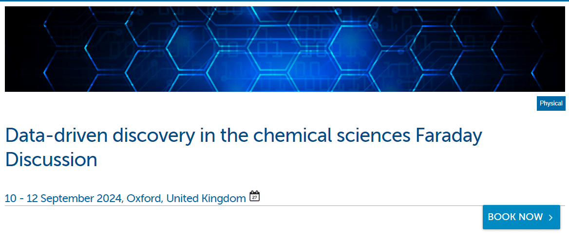 Data-driven discovery in the chemical sciences Faraday Discussion