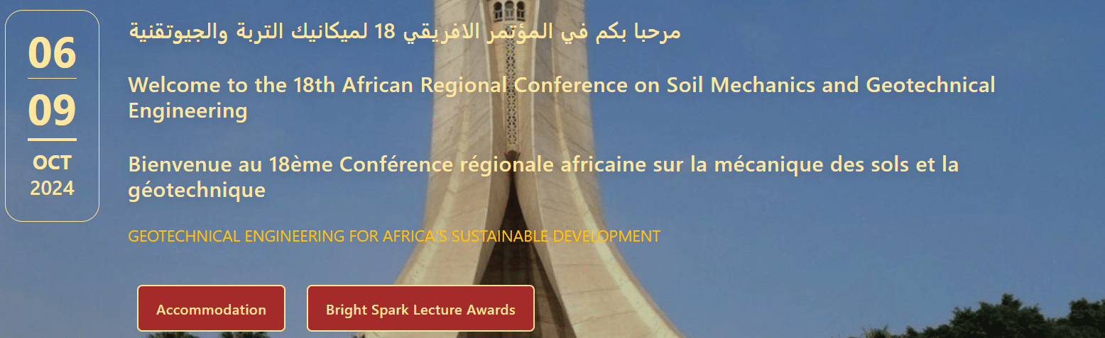 18th African Regional Conference on Soil Mechanics and Geotechnical Engineering
