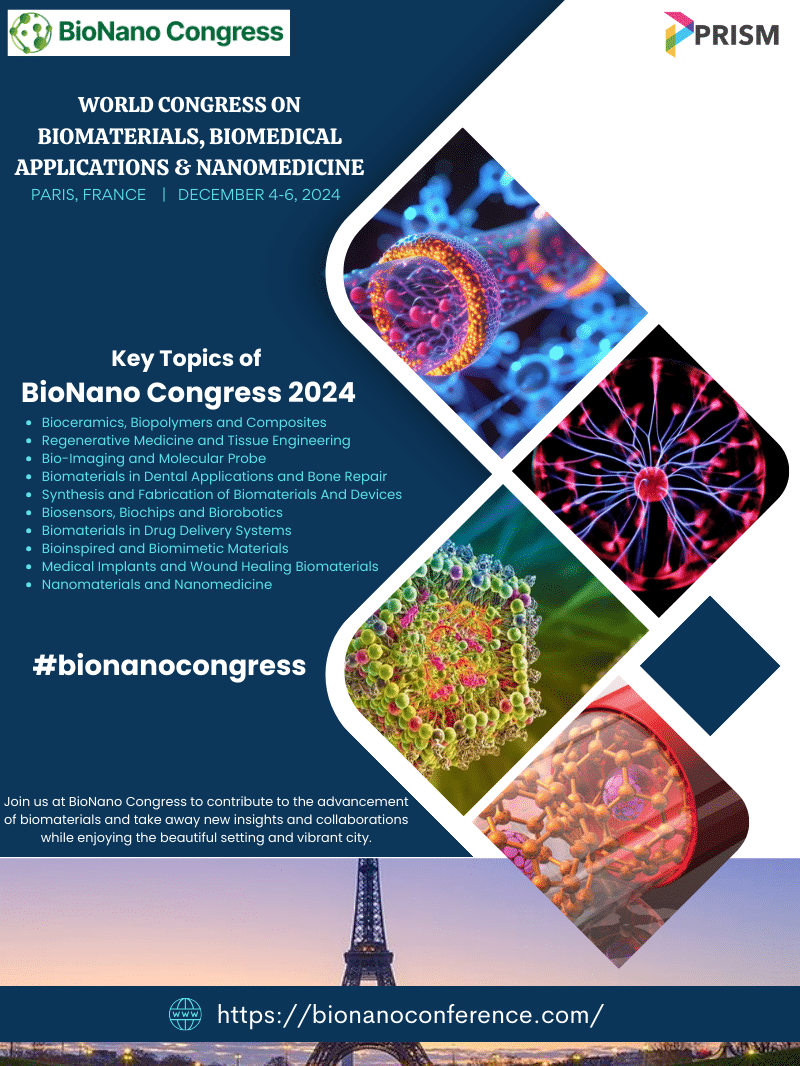 World Congress on Biomaterials, Biomedical Applications & Nanomedicine
