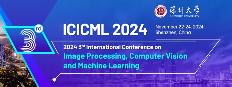 IEEE 2024 3rd International Conference on Image Processing, Computer Vision and Machine Learning (ICICML 2024)