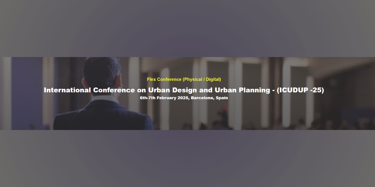 International Conference on Urban Design and Urban Planning