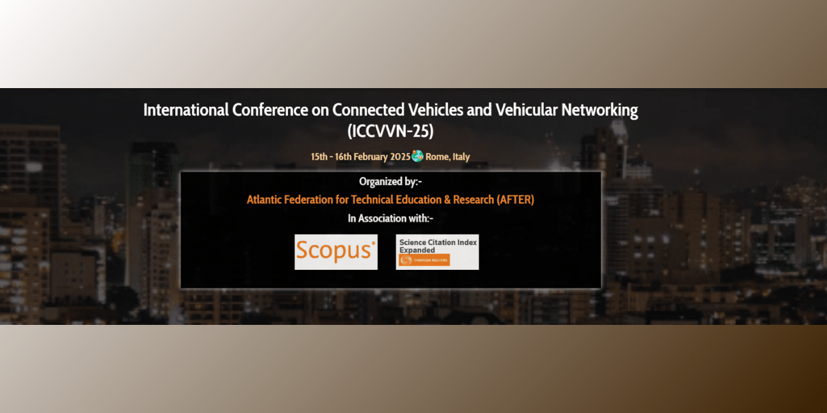 International Conference on Connected Vehicles and Vehicular Networking