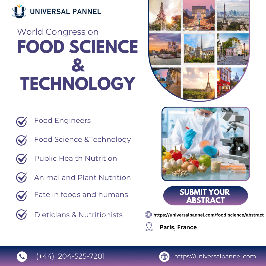 World Congress on Food Science and Technology -2025