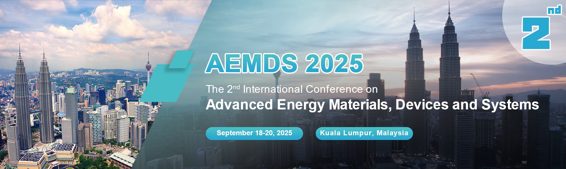 The 2nd International Conference on Advanced Energy Materials, Devices and Systems (AEMDS 2025)
