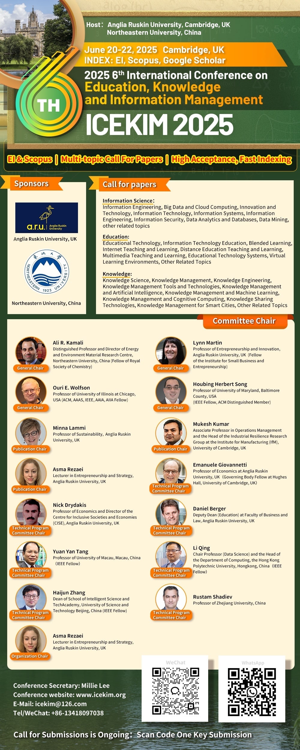 2025 6th International Conference on Education, Knowledge and Information Management(ICEKIM 2025)