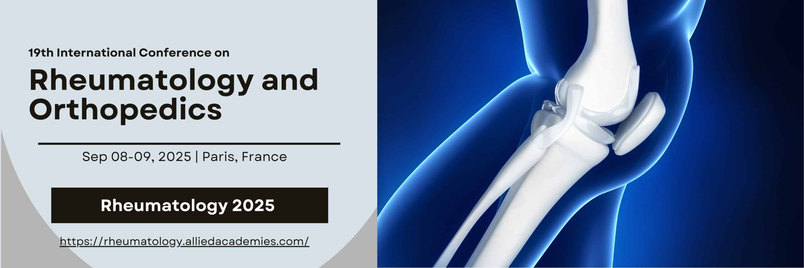 19th International Conference on Rheumatology and Orthopedics