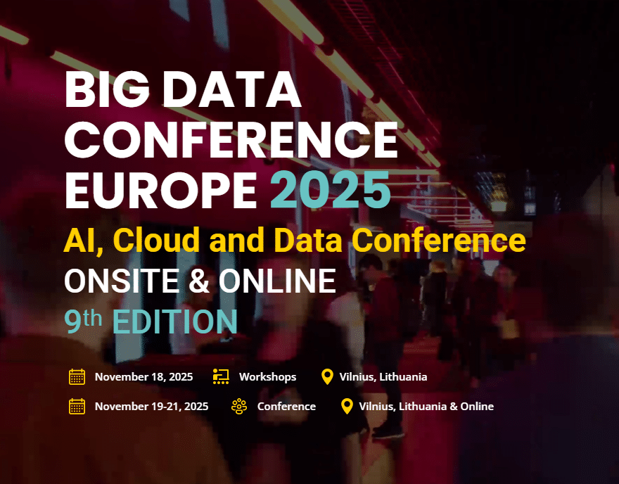 Big Data CONFERENCE Europe 2025 AI 9ᵗʰ EDITION