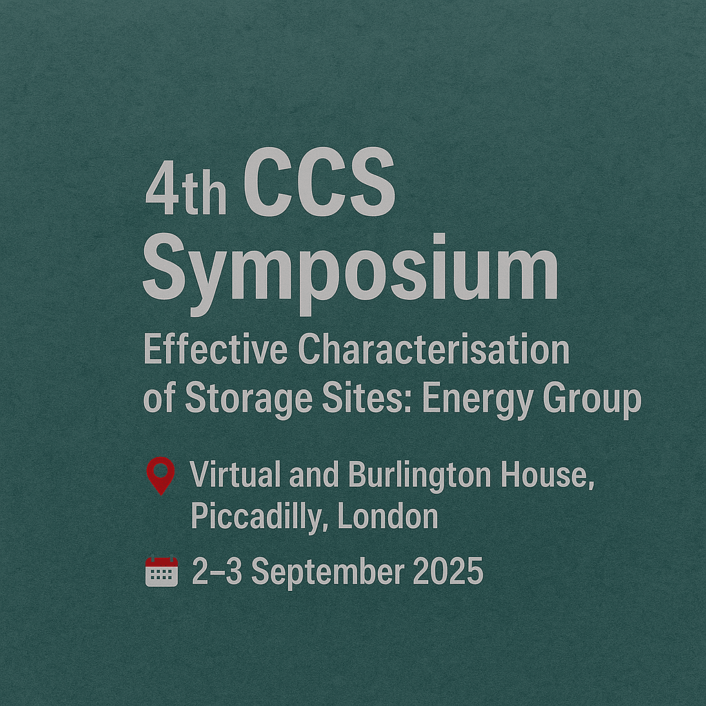 4th CCS Symposium – Effective Characterisation of Storage Sites: Energy Group