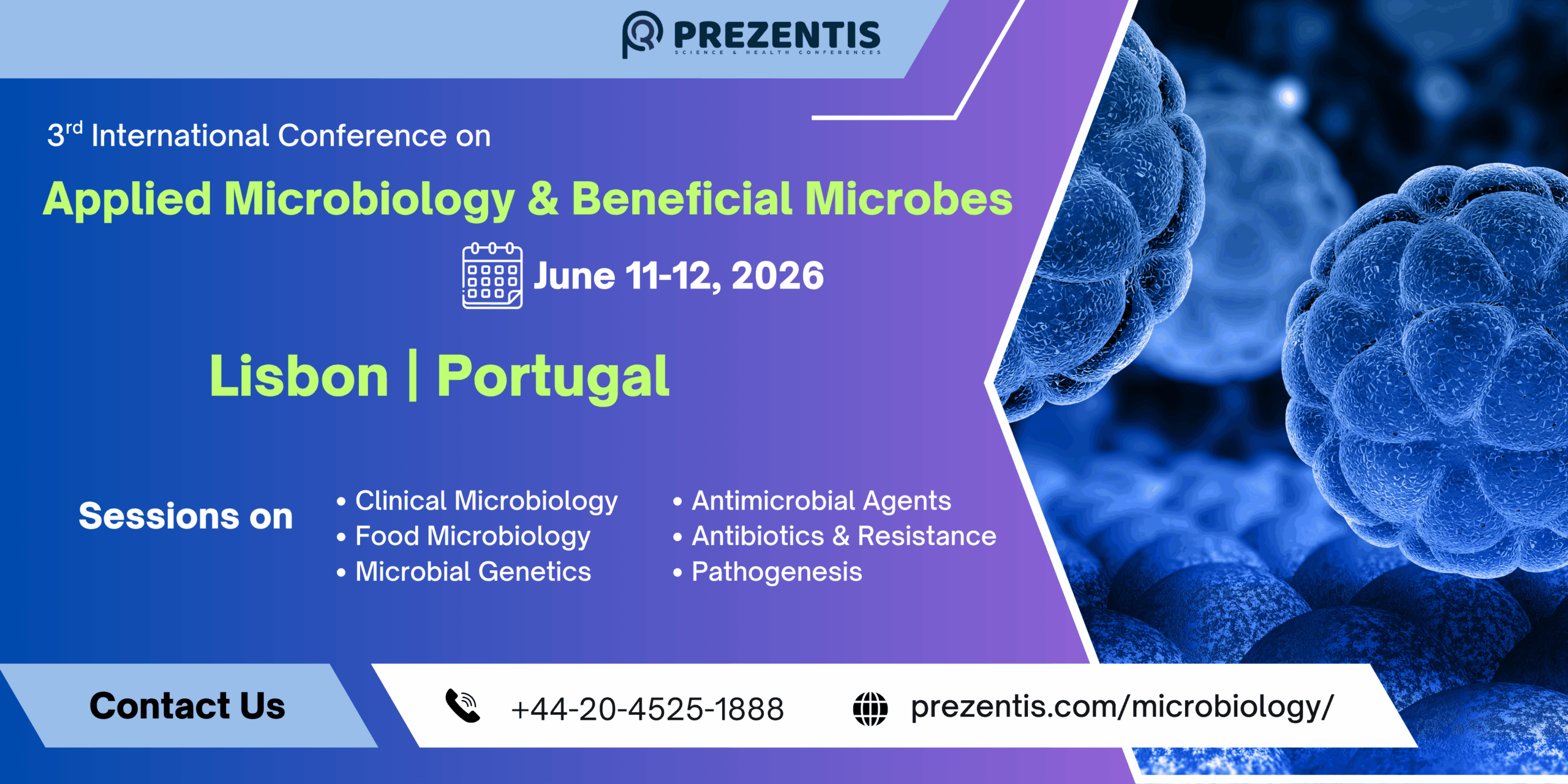3rd International Conference on Applied Microbiology and Beneficial Microbes