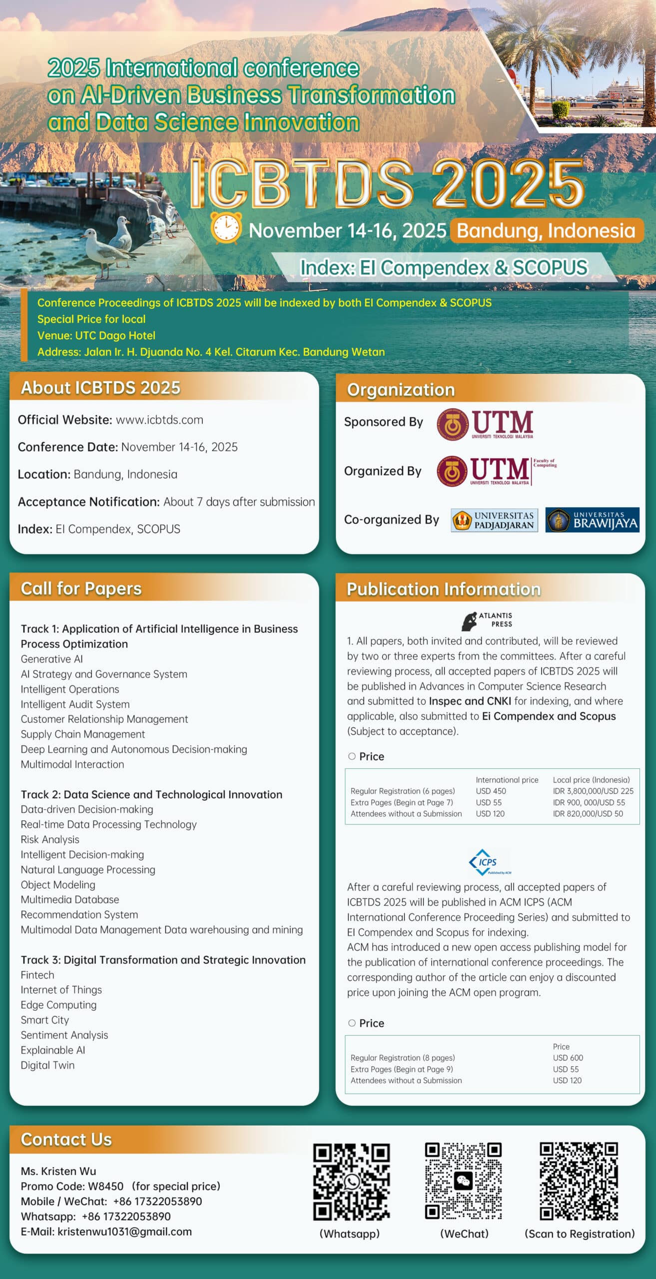 2025 International conference on AI-Driven Business Transformation and Data Science Innovation (ICBTDS 2025)