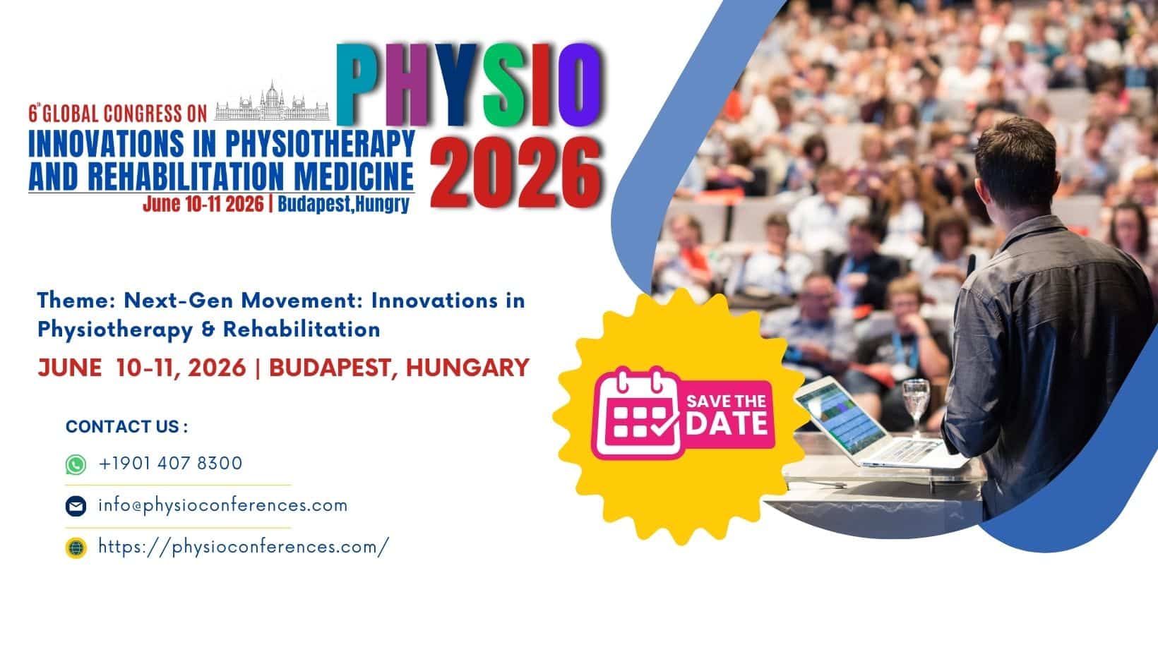 6th Global Congress on Innovations in Physiotherapy & Rehabilitation Medicine