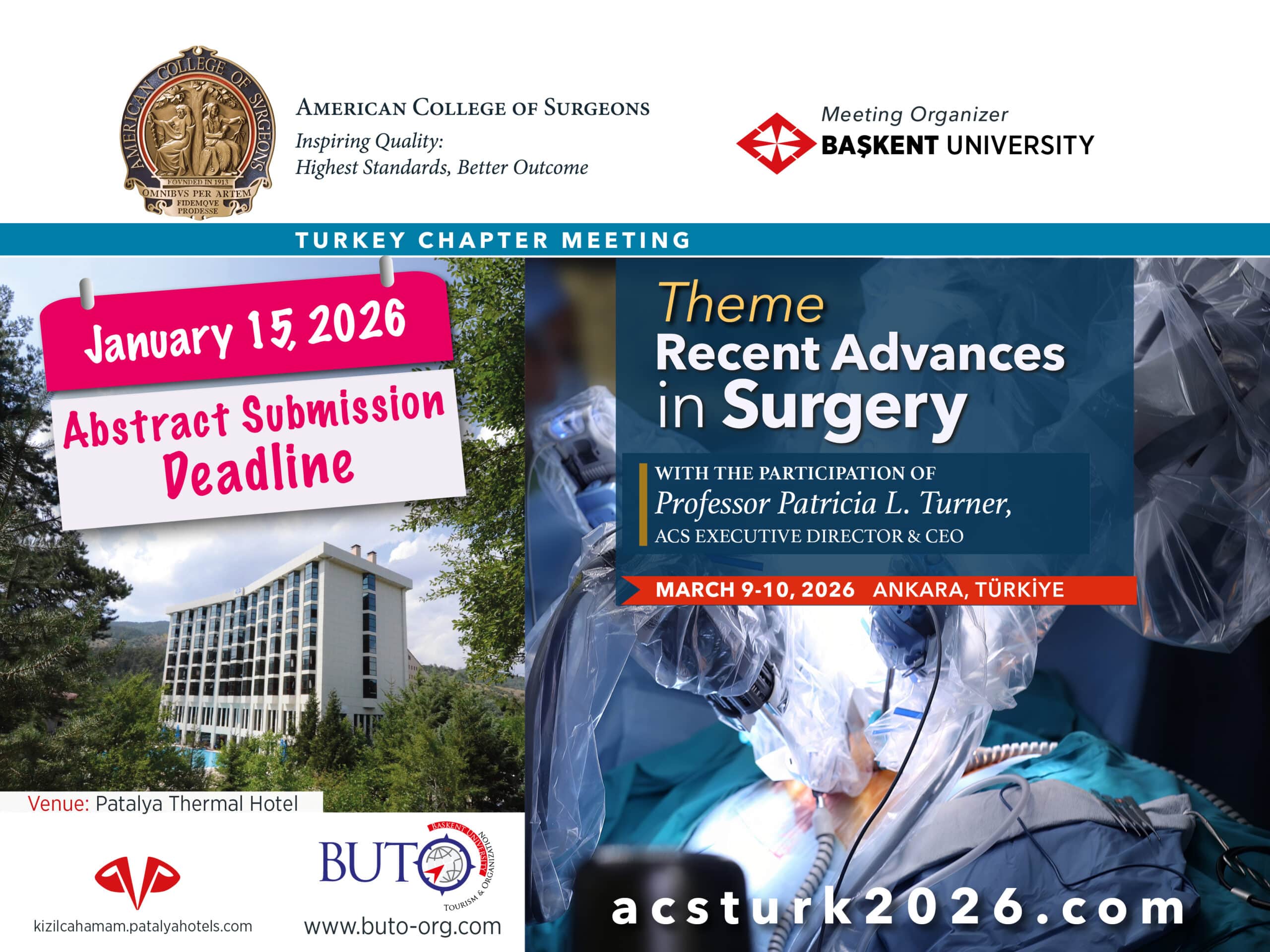 ACS 2026 – AMERICAN COLLEGE OF SURGEONS – TURKEY CHAPTER MEETING MARCH 9-10, 2026