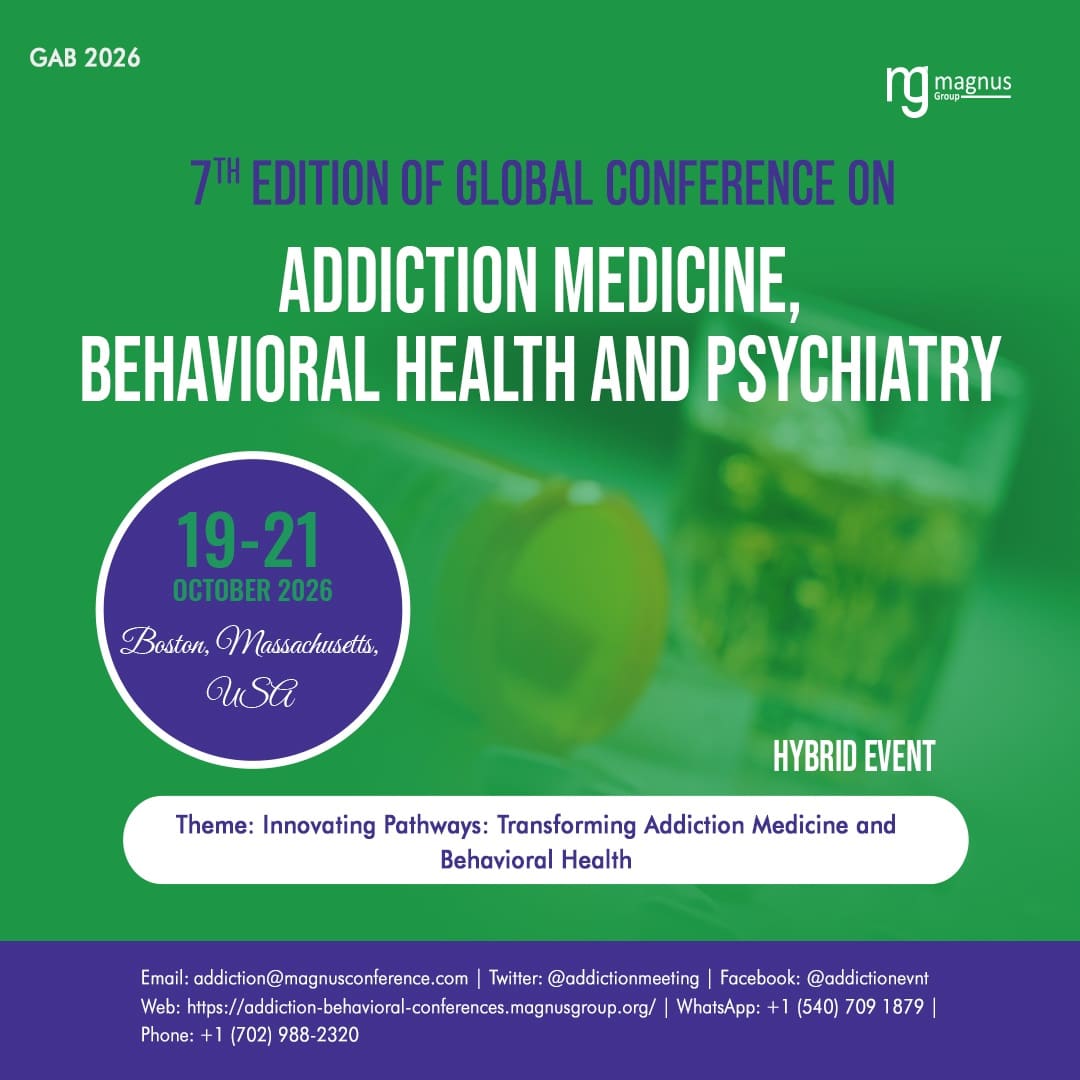 7th Edition of Global Conference on Addiction Medicine, Behavioral Health and Psychiatry
