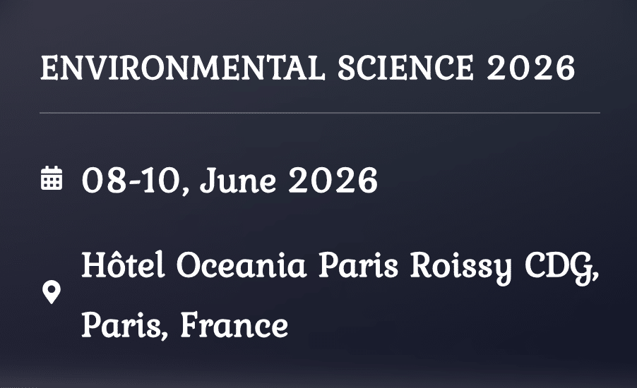 World Conference on Environmental Science and Green Energy