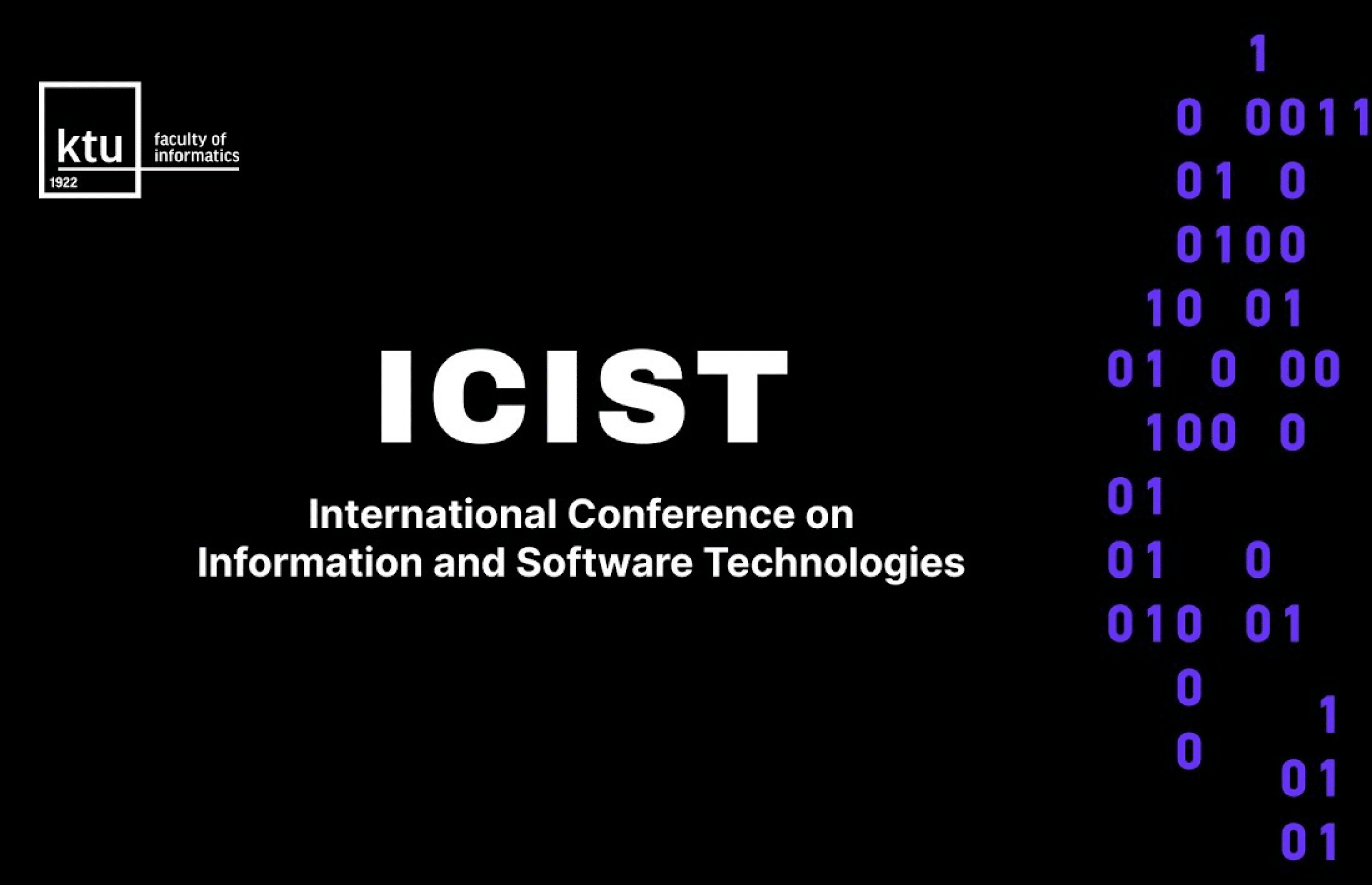 International Conference on Information and Software Technologies (ICIST)