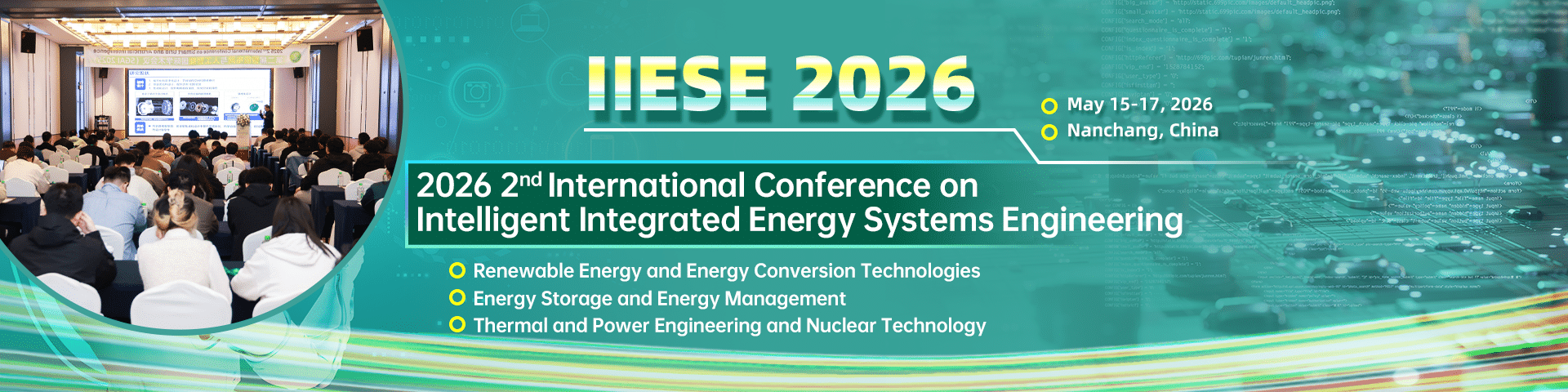 2026 2nd International Conference on Intelligent Integrated Energy Systems Engineering(IIESE 2026)