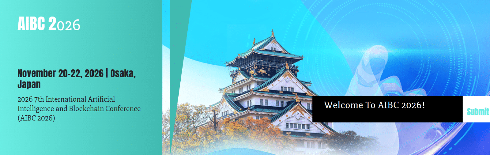7th International Artificial Intelligence and Blockchain Conference (AIBC 2026)