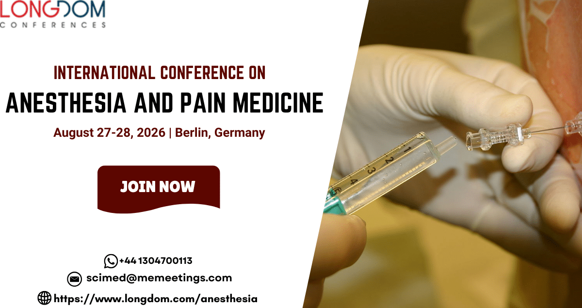 International Conference on Anesthesia and Pain Medicine
