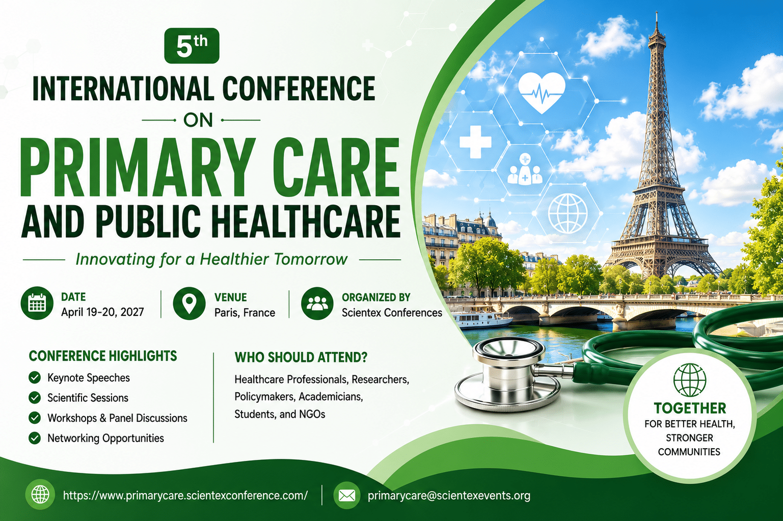 5th International Conference on Primary Care and Public Healthcare