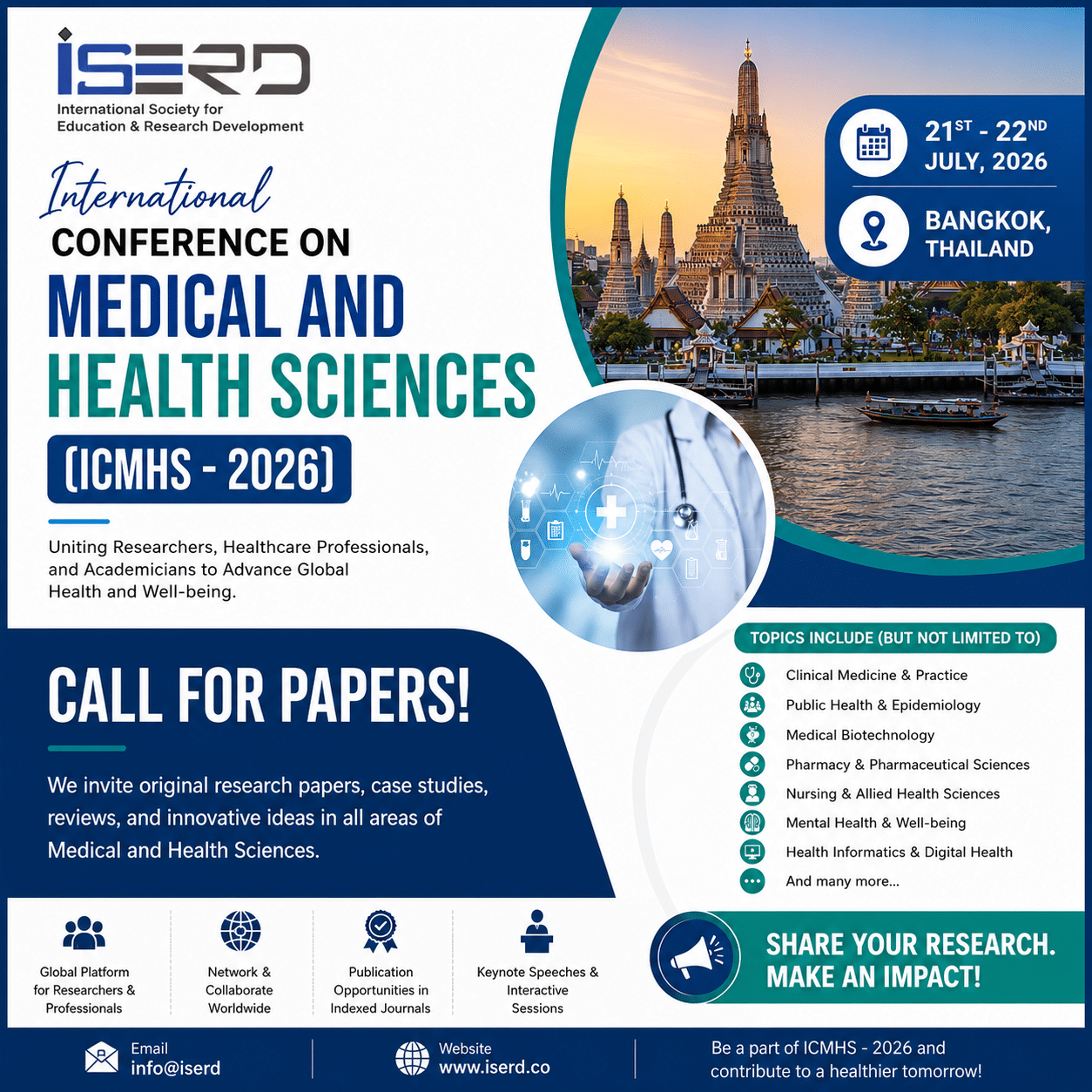 International Conference on Medical and Health Sciences (ICMHS – 2026)