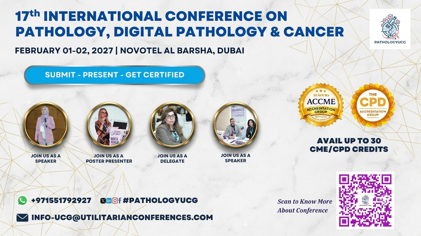 17th International Conference on Pathology, Digital Pathology & Cancer