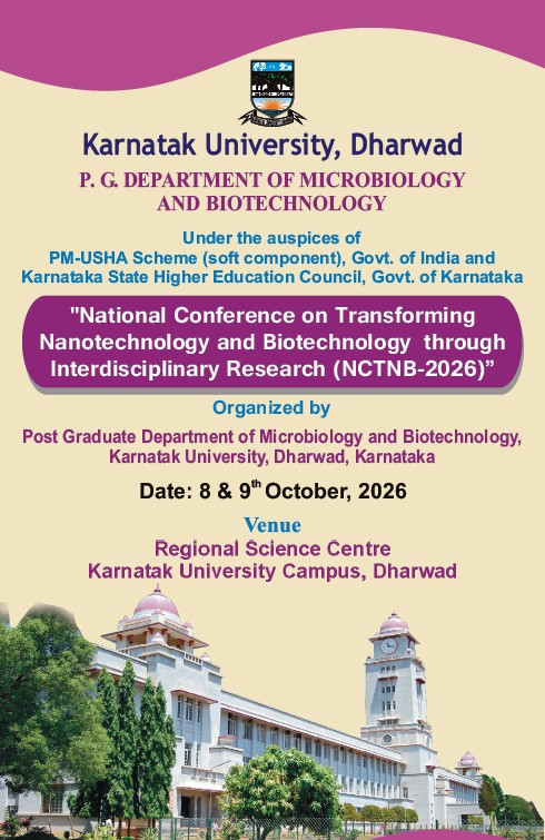 National Conference on Transforming Nanotechnology and Biotechnology through Interdisciplinary Research (NCTNB-2026).