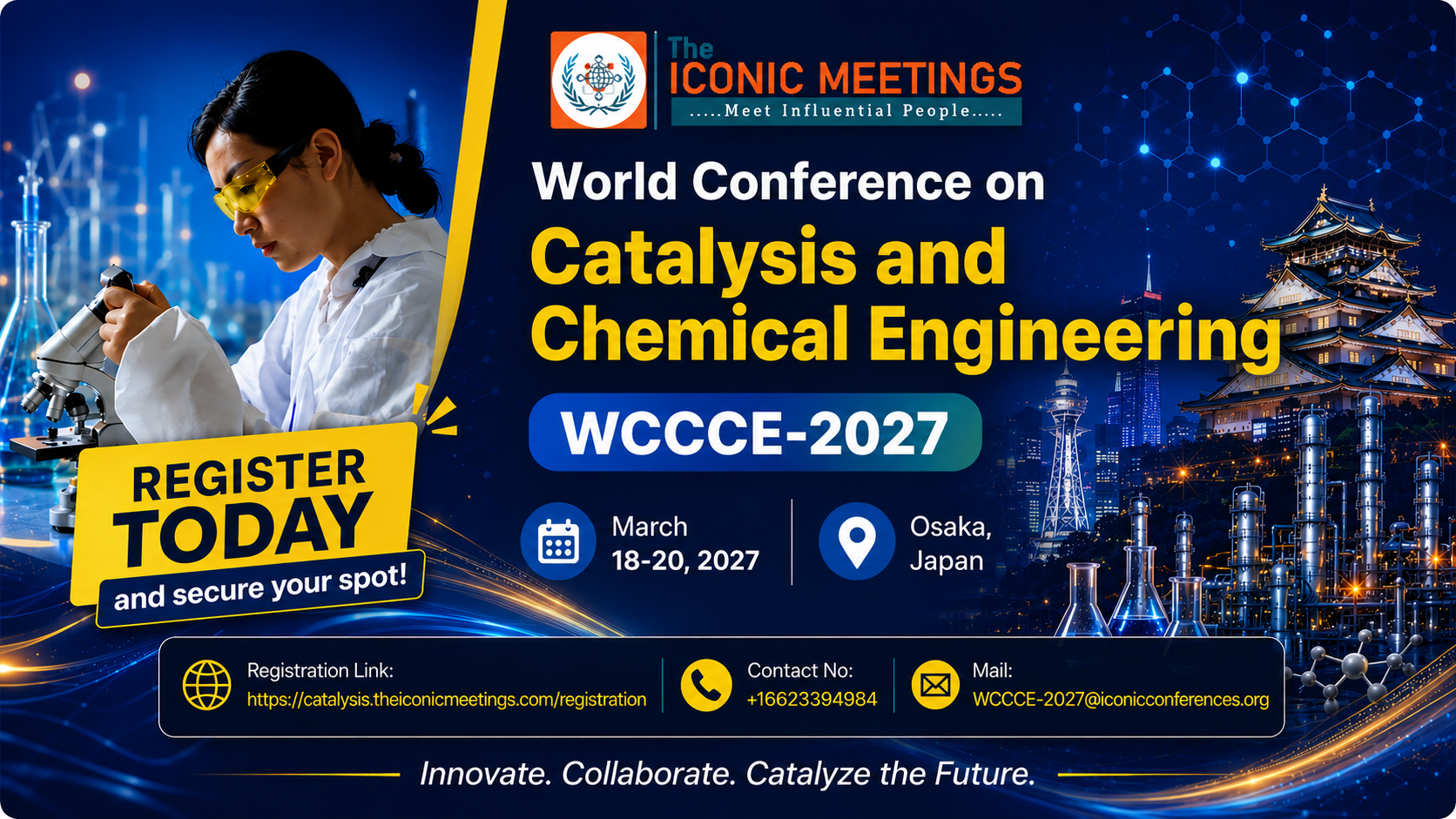 World Conference on Catalysis and Chemical Engineering(WCCCE-2027)