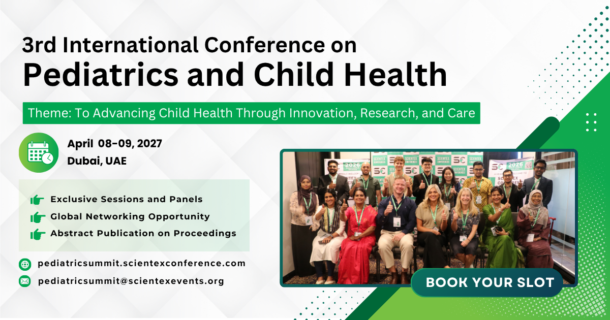 3rd International Conference on Pediatrics and Child Health