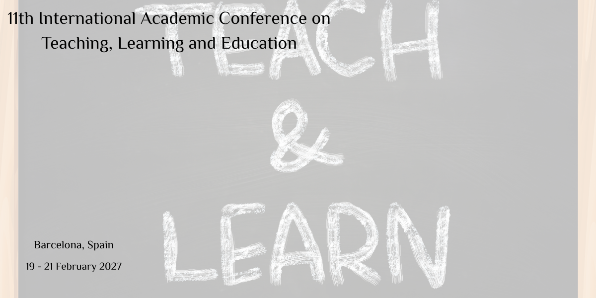 11th  International Academic Conference on  Teaching, Learning and Education