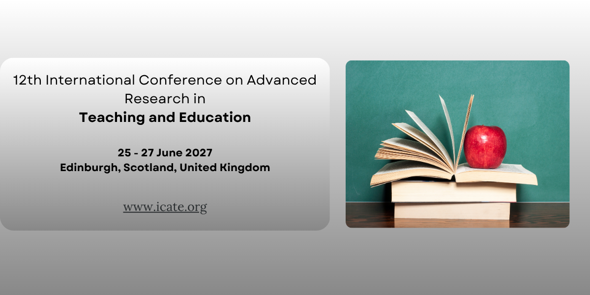 12th International Conference on Advanced Research in Teaching and Education